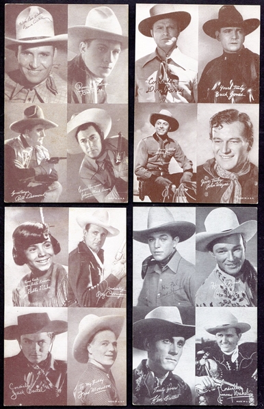 1947 Exhibits All Star Cowboy 32 Card Set plus 1 Blue