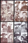 1947 Exhibits All Star Cowboy 32 Card Set plus 1 Blue