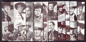 1947 Exhibits All Star Cowboy 32 Card Set plus 1 Blue