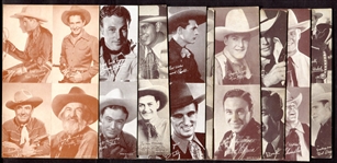 1947 Exhibits All Star Cowboy 32 Card Set plus 1 Blue