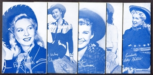 1940's Exhibits Cowgirls White Salutations 23 Different