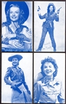1940's Exhibits Cowgirls Blue Salutations Lot of 16