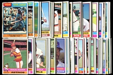 1976 Topps Baseball Complete Set Plus Traded Set