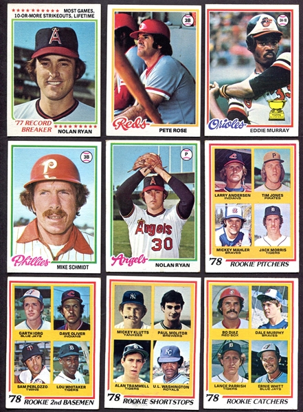 1978 Topps Baseball Complete Set