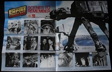 1980 Burger King Empire Strikes Back Foldout w/Stickers