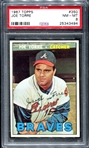 1967 Topps #350 Joe Torre PSA 8