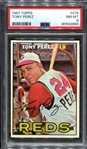 1967 Topps #476 Tony Perez PSA 8