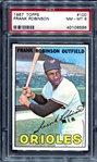1967 Topps #100 Frank Robinson PSA 8