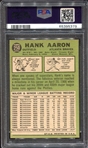 1967 Topps #250 Hank Aaron PSA 7