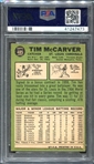1967 Topps #485 Tim McCarver PSA 8