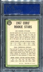 1967 Topps #536 Cubs Rookies J. Niekro/P. Popovich PSA 7