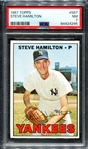 1967 Topps #567 Steve Hamilton PSA 7