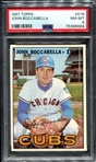 1967 Topps #578 John Boccabella PSA 8
