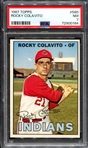 1967 Topps #580 Rocky Colavito PSA 7