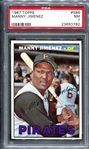 1967 Topps #586 Manny Jimenez PSA 7