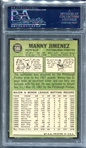 1967 Topps #586 Manny Jimenez PSA 7