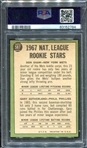1967 Topps #587 N. L. Rookies PSA 7