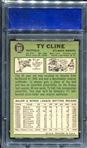 1967 Topps #591 Ty Cline PSA 8