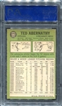 1967 Topps #597 Ted Abernathy PSA 8