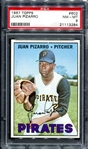 1967 Topps #602 Juan Pizarro PSA 8
