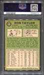 1967 Topps #606 Ron Taylor PSA 8