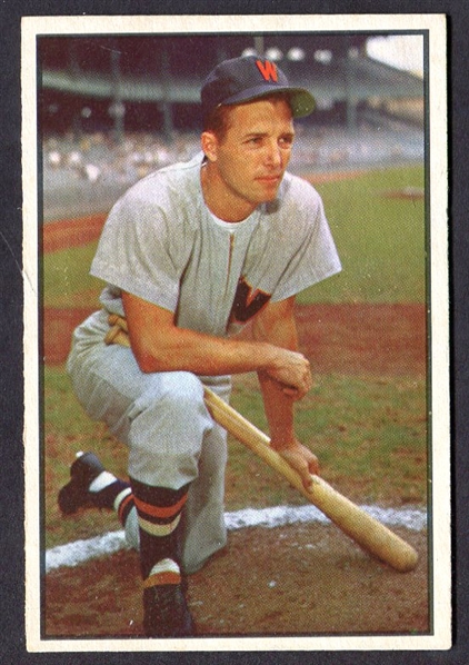 1953 Bowman Color #15 Jim Busby