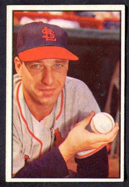 1953 Bowman Color #17 Gerry Staley