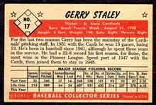 1953 Bowman Color #17 Gerry Staley