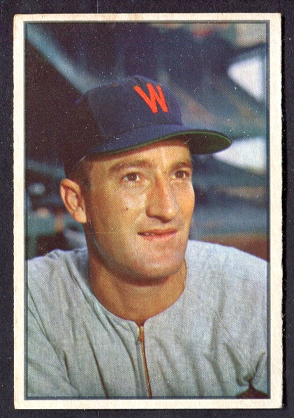 1953 Bowman Color #22 Bob Porterfield