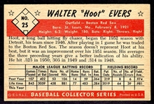 1953 Bowman Color #25 Hoot Evers