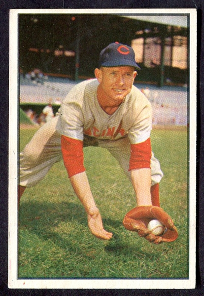 1953 Bowman Color #26 Roy McMillan