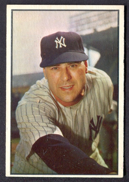 1953 Bowman Color #27 Vic Raschi