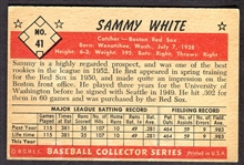 1953 Bowman Color #41 Sammy White