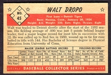 1953 Bowman Color #45 Walt Dropo