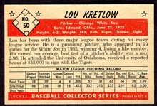 1953 Bowman Color #50 Lou Kretlow