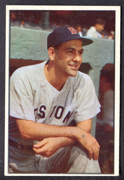 1953 Bowman Color #57 Lou Boudreau