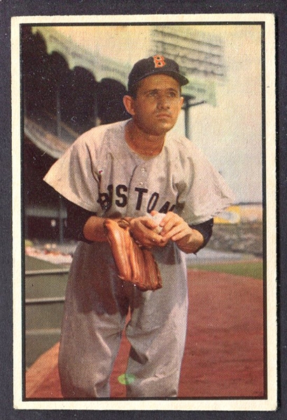 1953 Bowman Color #66 Mel Parnell