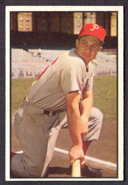 1953 Bowman Color #67 Mel Clark