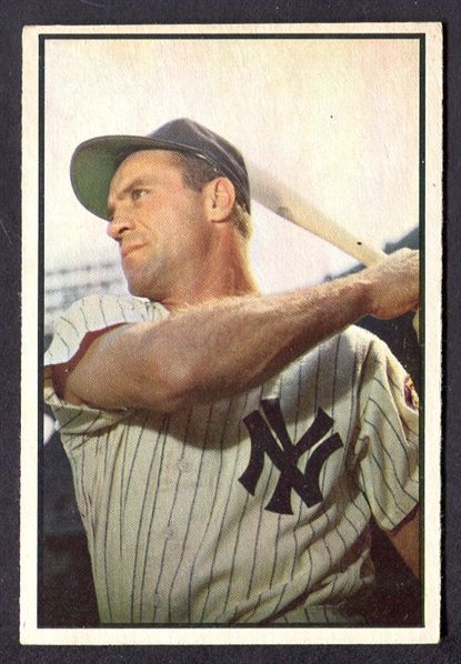 1953 Bowman Color #84 Hank Bauer