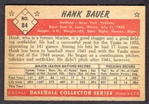 1953 Bowman Color #84 Hank Bauer