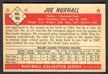 1953 Bowman Color #90 Joe Nuxhall