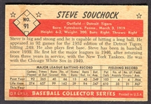 1953 Bowman Color #91 Steve Souchock