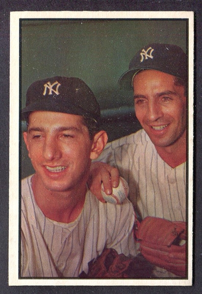 1953 Bowman Color #93 Rizzuto / Martin