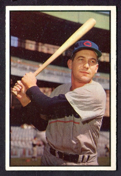 1953 Bowman Color #94 Bob Addis