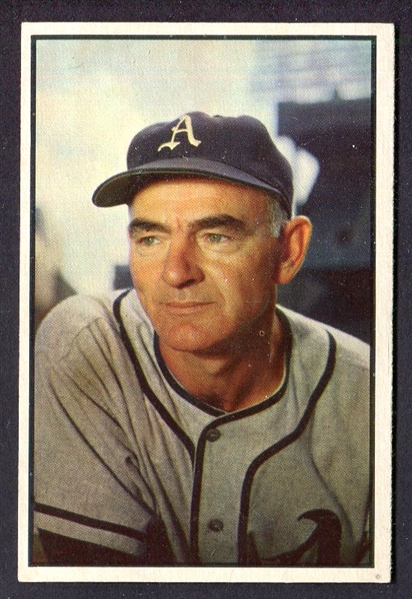 1953 Bowman Color #95 Wally Moses