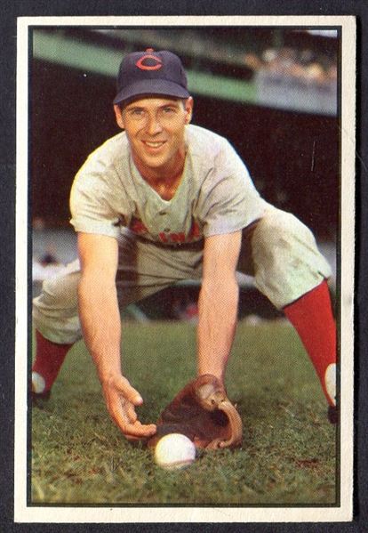 1953 Bowman Color #108 Bobby Adams