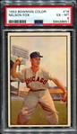 1953 Bowman Color #18 Nellie Fox PSA 6