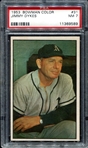 1953 Bowman Color #31 Jimmy Dykes PSA 7