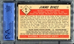1953 Bowman Color #31 Jimmy Dykes PSA 7