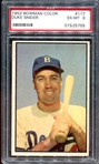 1953 Bowman Color #117 Duke Snider PSA 6